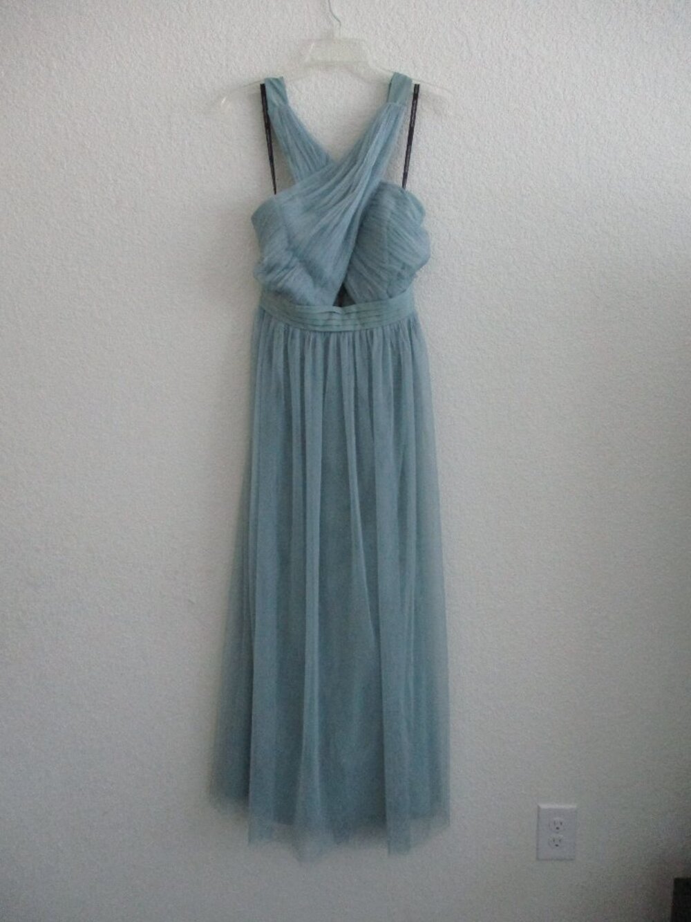 Little Mistress Dress Women Petite 10 Teal Prom Corset Back Maxi Prom NWT